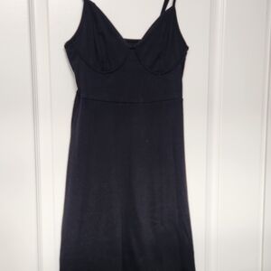 Elegant Black Women's Slip Dress